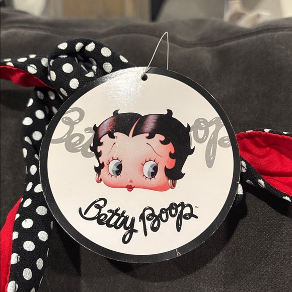 Vintage Betty Boop Black and White Polka Dot Bag Y2K - Picture 4 of 13